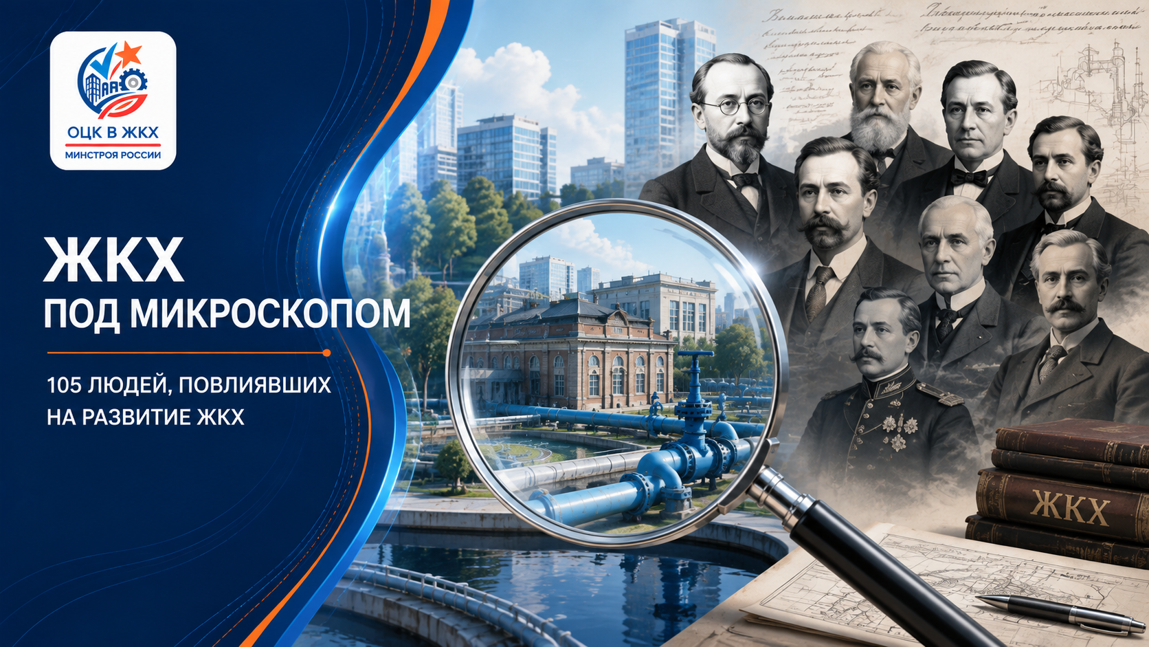 ЖКХ под микроскопом: 105 людей, повлиявших на развитие ЖКХ